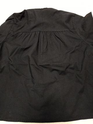 Blusa negra traje regional