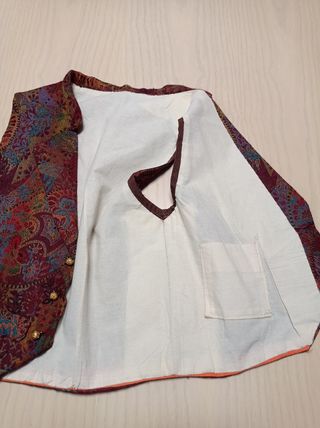 Chaleco traje regional niño 