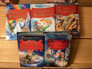 Pack 5 libros Geronimo Stilton fantasía