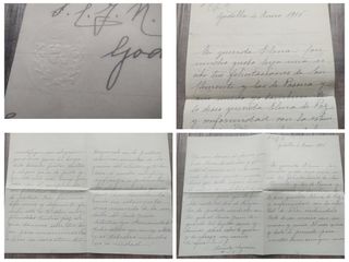 Lotes de cartas manuscritas antiguas