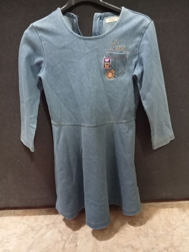 Vestido vaquero niña talla 9/10 años