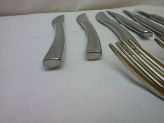 Set di 6 coltelli in acciaio