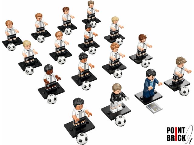 Lego minifigures germania mondiali 2014