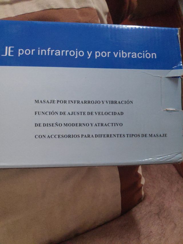 Masajeador por infrarrojo y vibracion