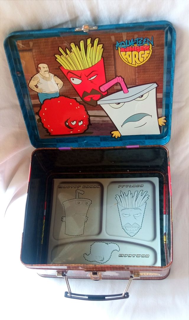 Scatola latta 2000 lunchbox acquateenHunger ripple