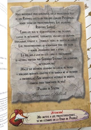 LOS PREHISTORRATONES n6. Gerónimo