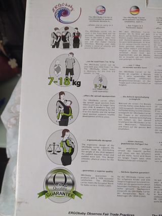 Mochila portabebés Ergobaby
