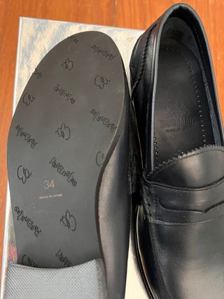 Mocasín azul marino T. 34