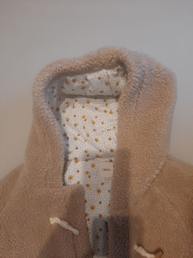 trenca niña sfera borreguito