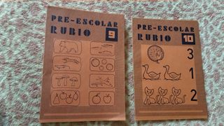 Cuadernillos Rubio 1977 pre escolar