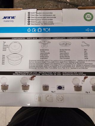 Esterilizador de biberones jané