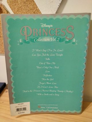 Partituras Disney en inglés