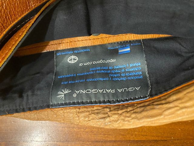 Bolsa de piel marrón Aguapatagonia