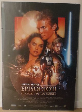 Póster Star Wars 2 El Ataque de l... Original 2002
