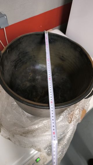 Caldero bronce antiguo