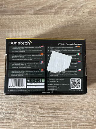 Altavoz Portatil Sunstech SPFM5