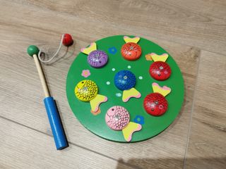 Juego de pesca madera