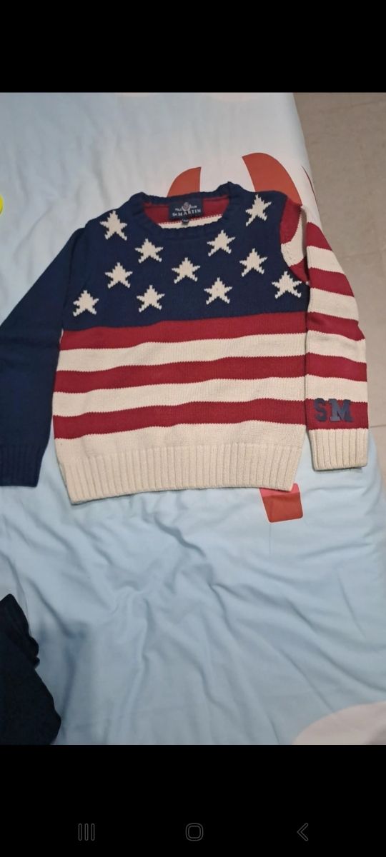 Maglione cotone bambino 5/6 anni