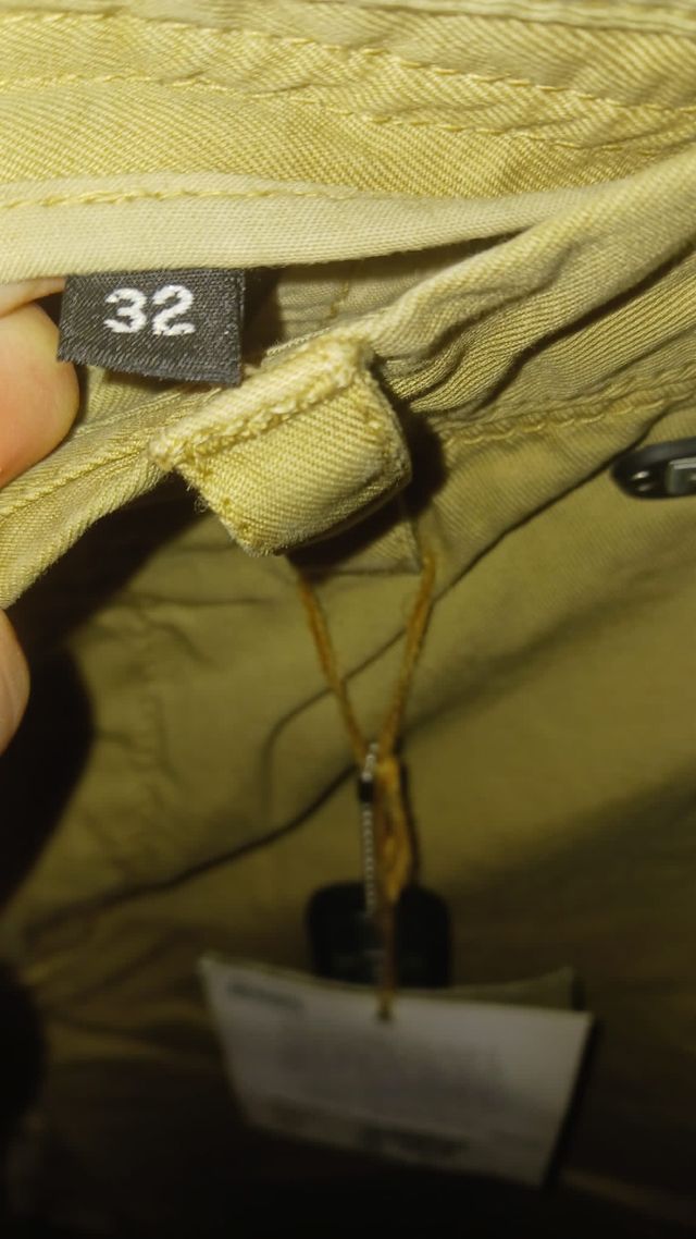 Pantalone uomo pilot pants colore beige