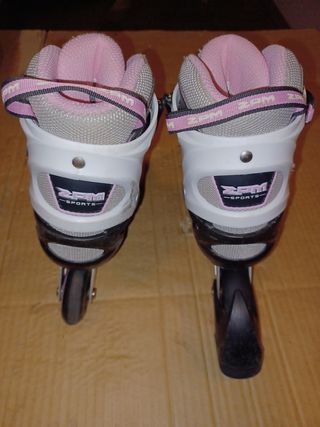 Patines en línea con luces en las ruedas