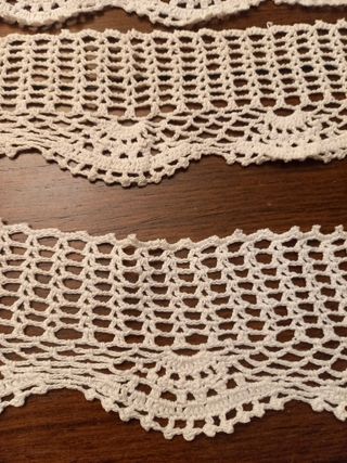 Puntilla de ganchillo hecha a mano,10 metros