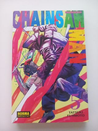 Chainsaw man tomos 3, 4, 5, 6 y 7