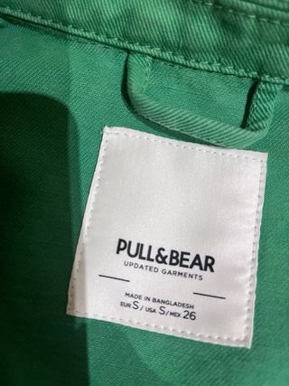 Cazadora oversize pull and bear mujer .Talla S