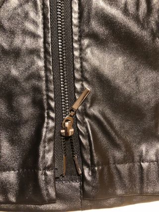 Gonna Midi Nera 3XL ecopelle 3 Cerniere