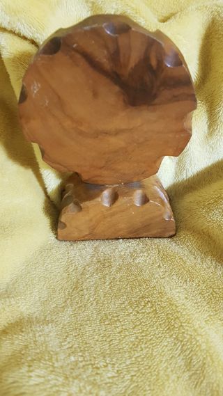 Termómetro antiguo de madera