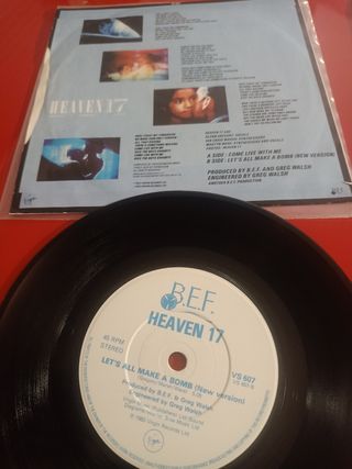 2 singles vinilo HEAVEN 17