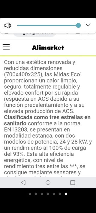 Calentador /caldera GAS CIUDAD