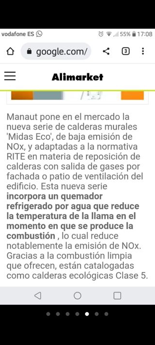 Calentador /caldera GAS CIUDAD