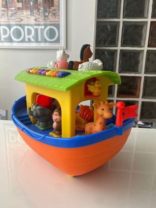 arca de noe y juguete didactico musical