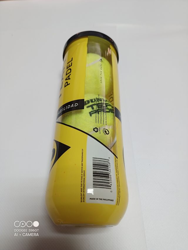 Dunlop pádel team pelotas 