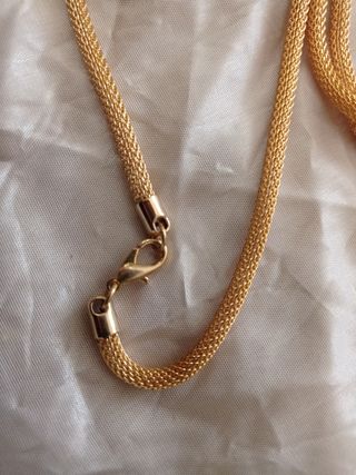 Collane in maglia metallica colore oro