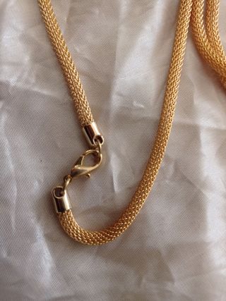 Collane in maglia metallica colore oro