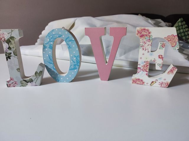 Letras decorativas LOVE
