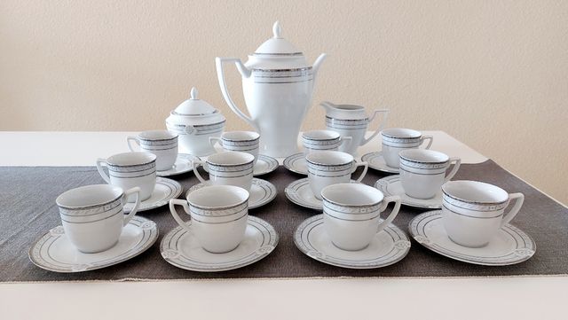 Juego café porcelana