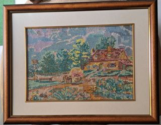 Cuadro de punto de cruz