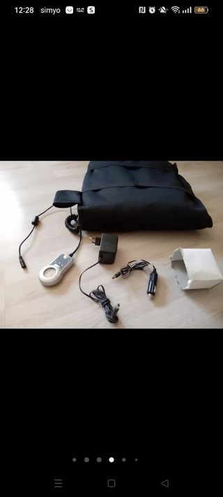 Funda masajeadora como nueva