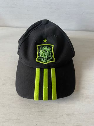 Gorra España negra Adidas joven