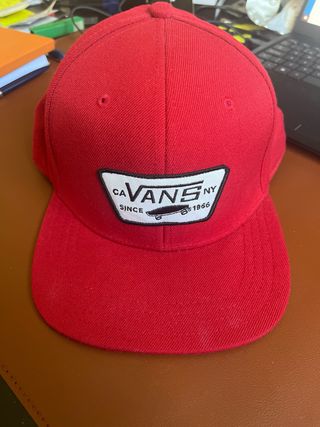 Gorra vans clearance roja