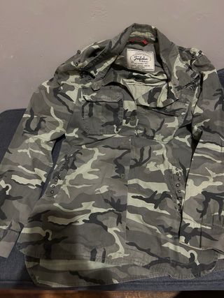 sobrecamisa zara militar