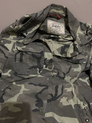 sobrecamisa zara militar
