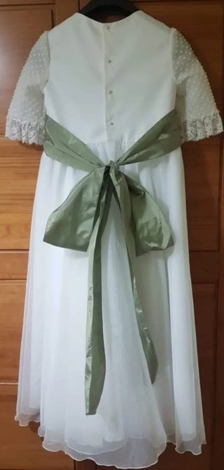 VESTIDO de PRIMERA COMUNION "CARMY" NIÑA 9 AÑOS, T