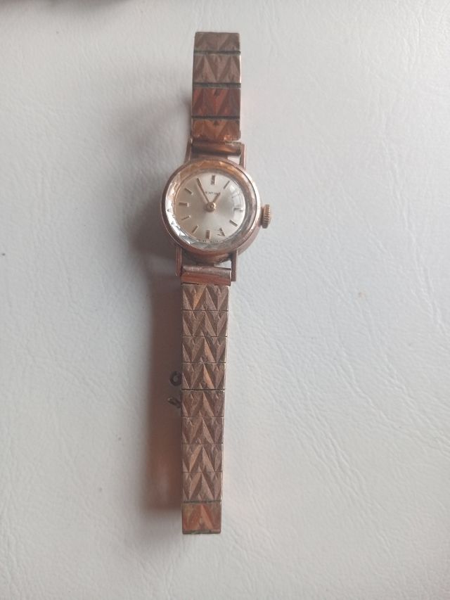 Reloj CERTINA de cuerda antiguo chapado