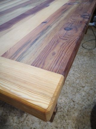 Mesa de comedor estilo rústico
