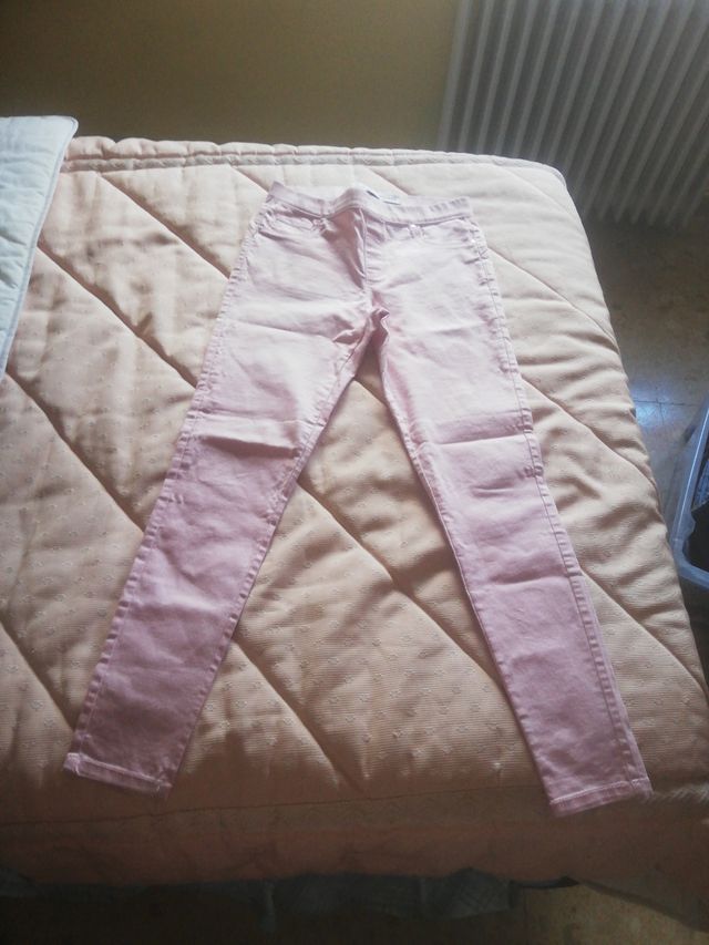 Pantalones vaqueros rosas