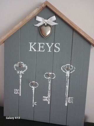 Decorativo para colocação de chaves