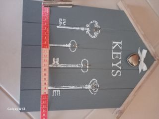 Decorativo para colocação de chaves